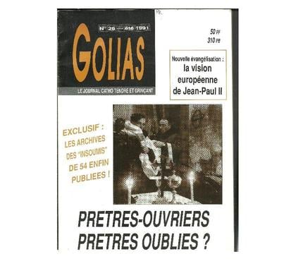 Livres occasion Montauban Tarn-et-Garonne - Photos Vivastreet GOLIAS Journal catho N° 26 Ete 1991 Jean Paul II Prêtres o