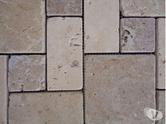 Travertin Philadelphia Mosaïque sur Filet 30,5 x 30,5 cm