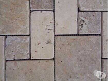 Bricolage - Jardin - Outillage Forcalqueiret Var - Photos Vivastreet Travertin Philadelphia Mosaïque sur Filet 30,5 x 30,5 cm