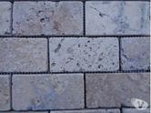  Travertin Philadelphia Mosaïque sur Filet 30,5 x 30,5 cm
