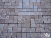 Travertin Walnut Noisette Mosaïque sur filet 30,5 x 30,5 cm