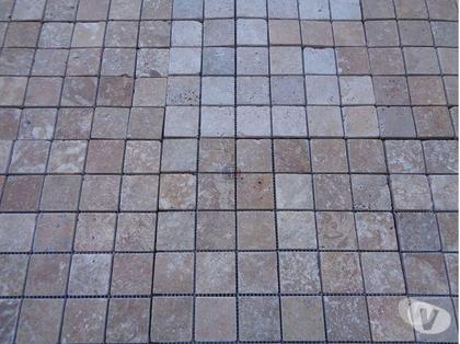 Bricolage - Jardin - Outillage Forcalqueiret Var - Photos Vivastreet Travertin Walnut Noisette Mosaïque sur filet 30,5 x 30,5 cm