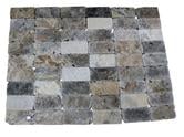 Travertin Gris Silver 7,5x15 cm