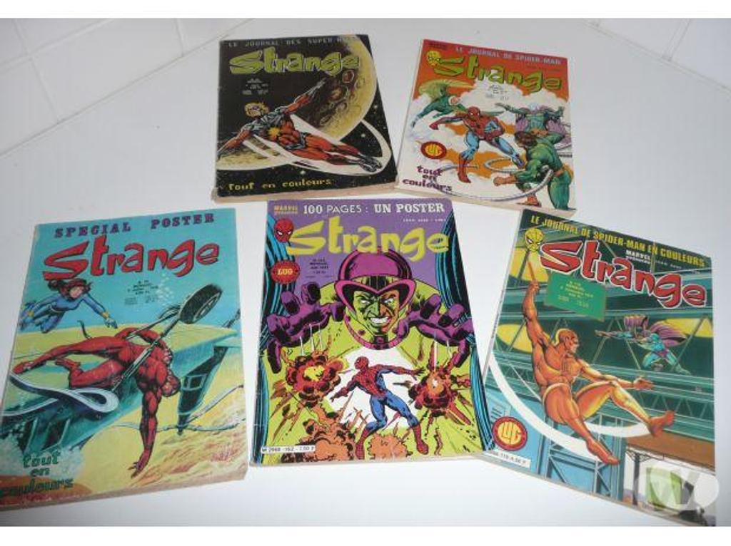 Livres occasion Seine-et-Marne Meaux - 77100 - Photos Vivastreet Lot de 5 BD STRANGE