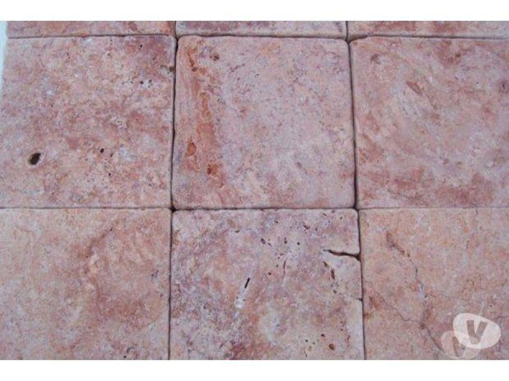 Décoration - art Var Forcalqueiret - 83136 - Photos Vivastreet Travertin Rose Rouge 15 x 15 cm Pavée