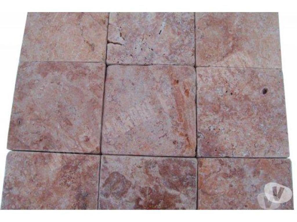 Décoration - art Var Forcalqueiret - 83136 - Photos Vivastreet Travertin Rose Rouge 15 x 15 cm Pavée