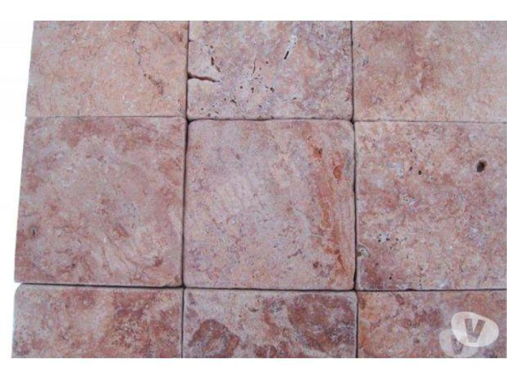 Décoration - art Var Forcalqueiret - 83136 - Photos Vivastreet Travertin Rose Rouge 15 x 15 cm Pavée