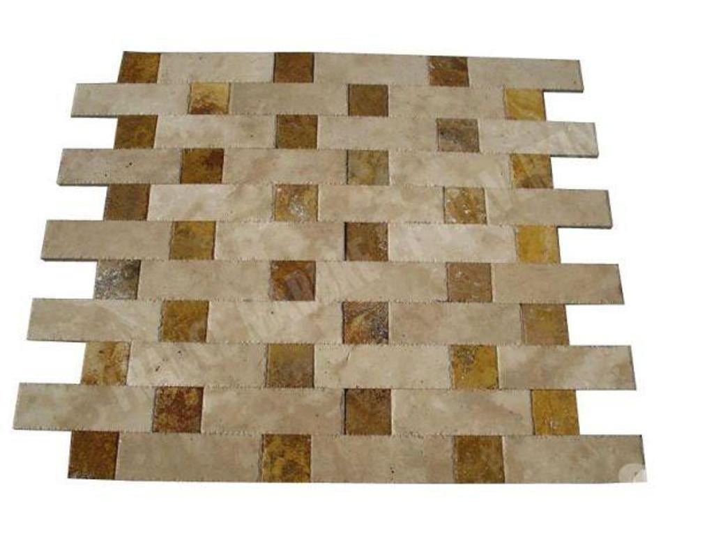 Décoration - art Var Forcalqueiret - 83136 - Photos Vivastreet Travertin Classique Clair + Travertin Jaune Pavé 15x45 cm