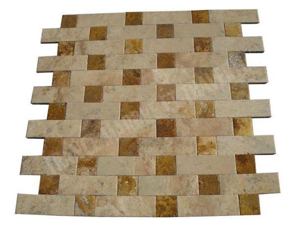 Décoration - art Var Forcalqueiret - 83136 - Photos Vivastreet Travertin Classique Clair + Travertin Jaune Pavé 15x45 cm