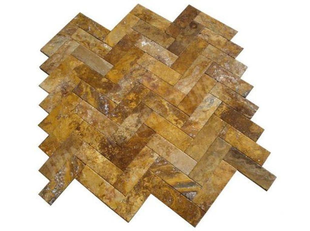 Décoration - art Var Forcalqueiret - 83136 - Photos Vivastreet Travertin Jaune Or Pavé 15 x 30,5 cm