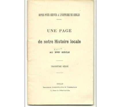 Livres occasion Montauban Tarn-et-Garonne - Photos Vivastreet Notes pour servir à l´histoire de senlis, une page de notre