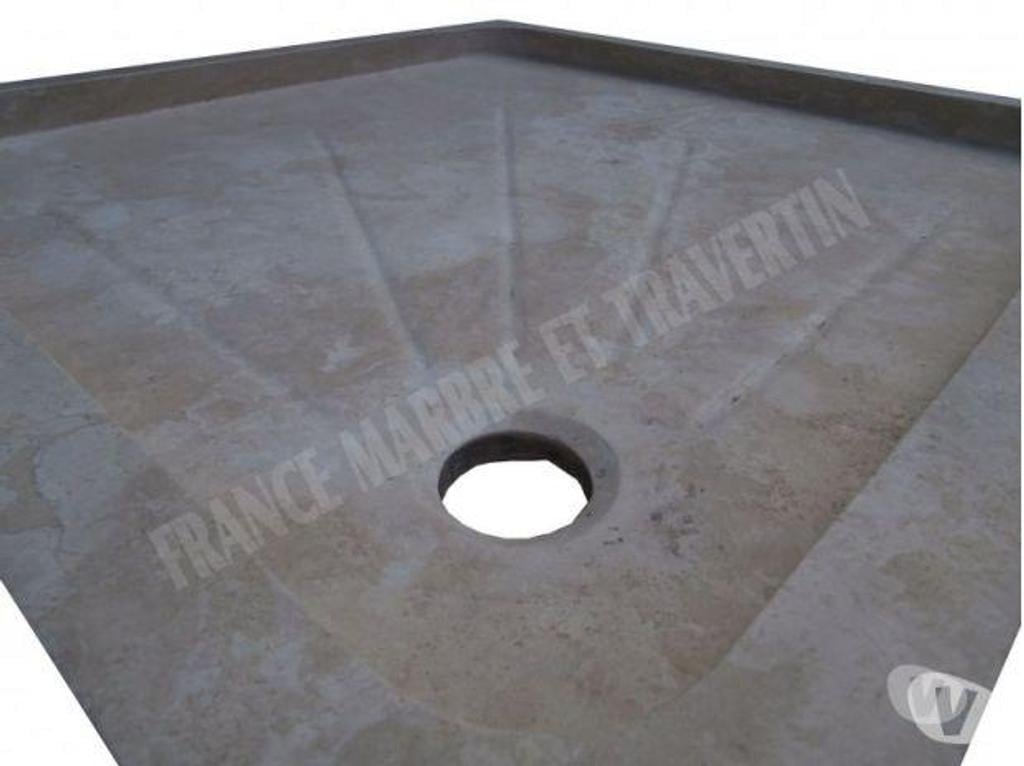 Décoration - art Var Forcalqueiret - 83136 - Photos Vivastreet Travertin Classique Beige Bacs A Douche 90 x 90 cm