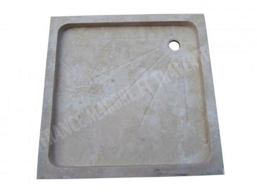 Décoration - art Var Forcalqueiret - 83136 - Photos Vivastreet Travertin Classique Beige Bacs A Douche 90 x 90 cm