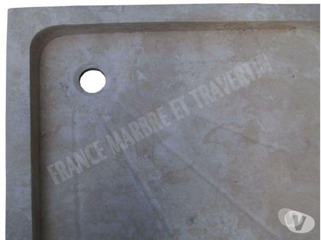 Décoration - art Var Forcalqueiret - 83136 - Photos Vivastreet Travertin Classique Beige Bacs A Douche 90 x 90 cm