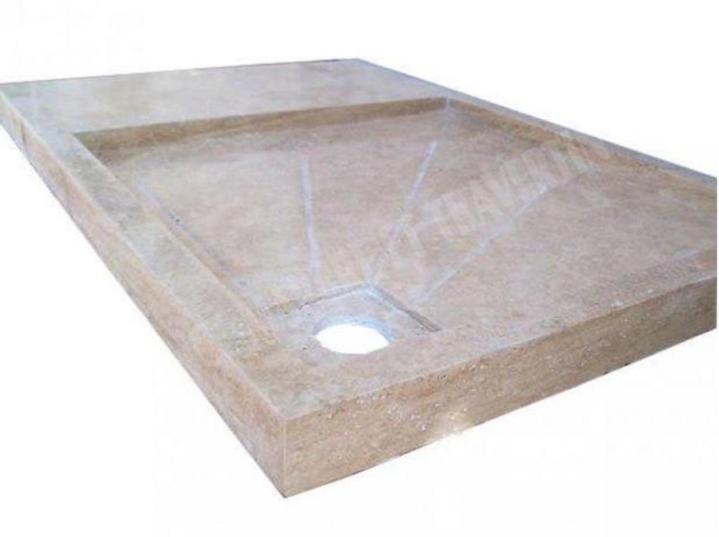 Décoration - art Var Forcalqueiret - 83136 - Photos Vivastreet Travertin Classique Beige Bac A Douche 130 x 90 cm