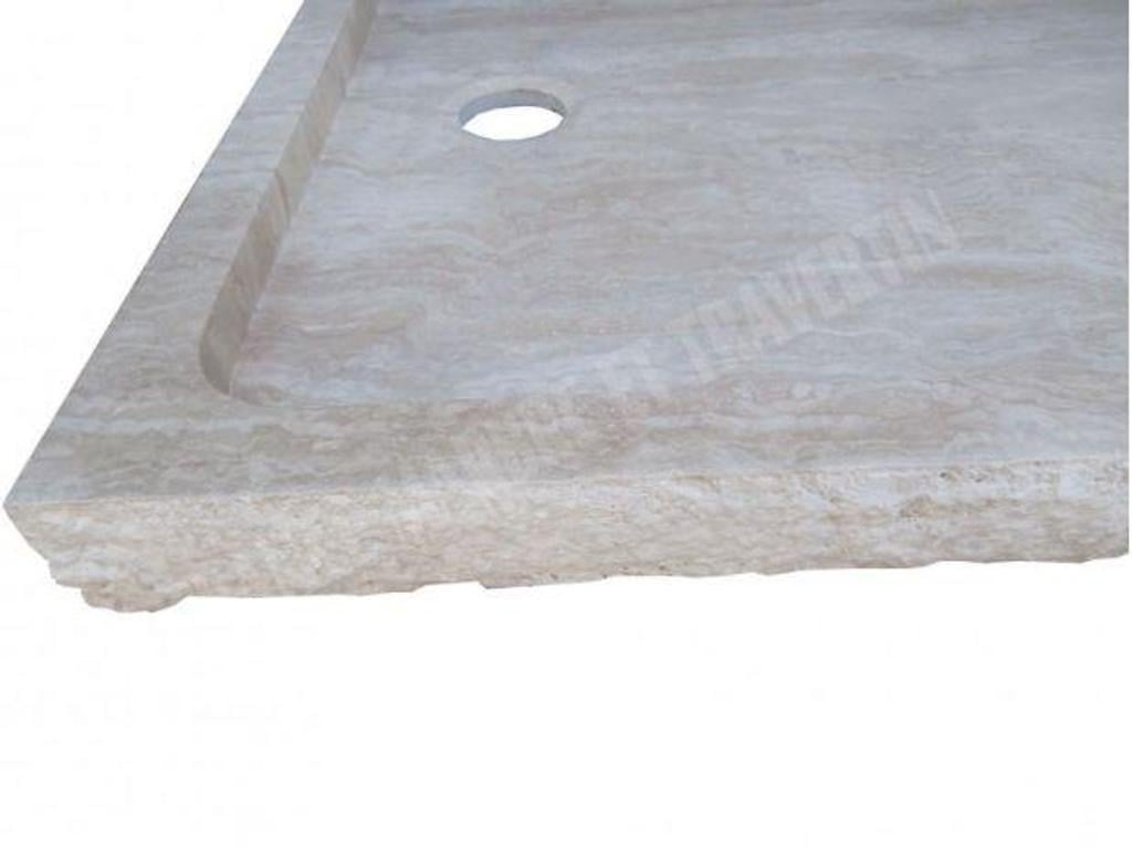 Décoration - art Var Forcalqueiret - 83136 - Photos Vivastreet Travertin Classique Beige Bac A Douche Eclaté 130 x 90 cm