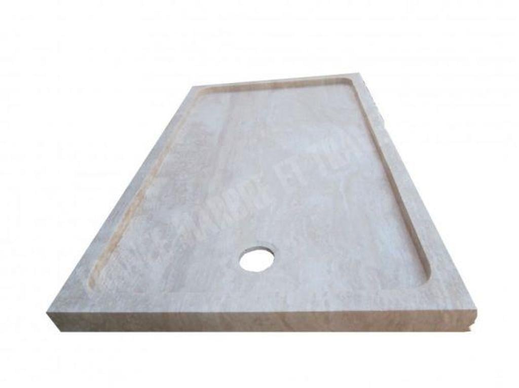Décoration - art Var Forcalqueiret - 83136 - Photos Vivastreet Travertin Classique Beige Bac A Douche Eclaté 130 x 90 cm