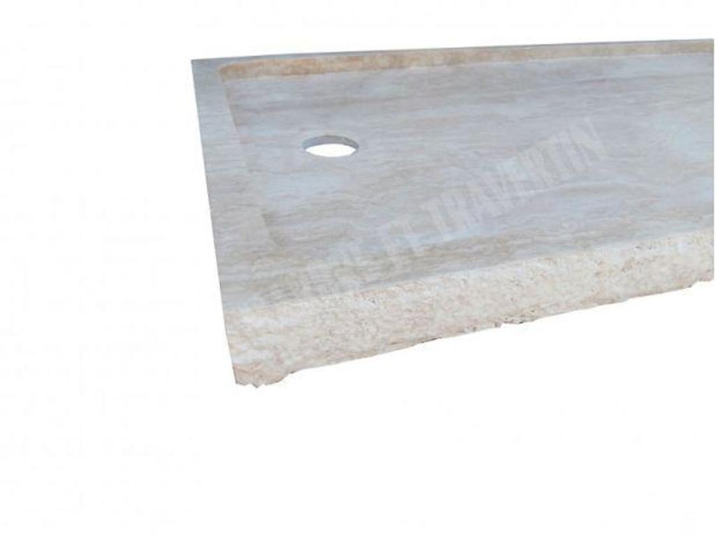 Décoration - art Var Forcalqueiret - 83136 - Photos Vivastreet Travertin Classique Beige Bac A Douche Eclaté 130 x 90 cm