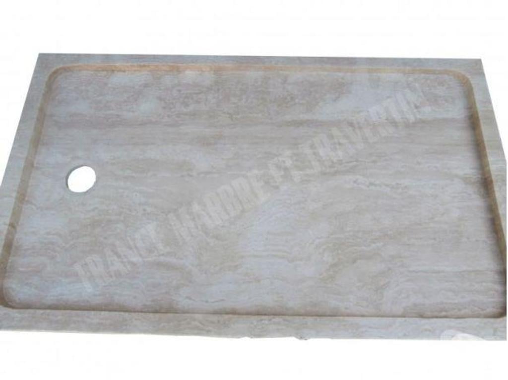 Décoration - art Var Forcalqueiret - 83136 - Photos Vivastreet Travertin Classique Beige Bac A Douche Eclaté 130 x 90 cm