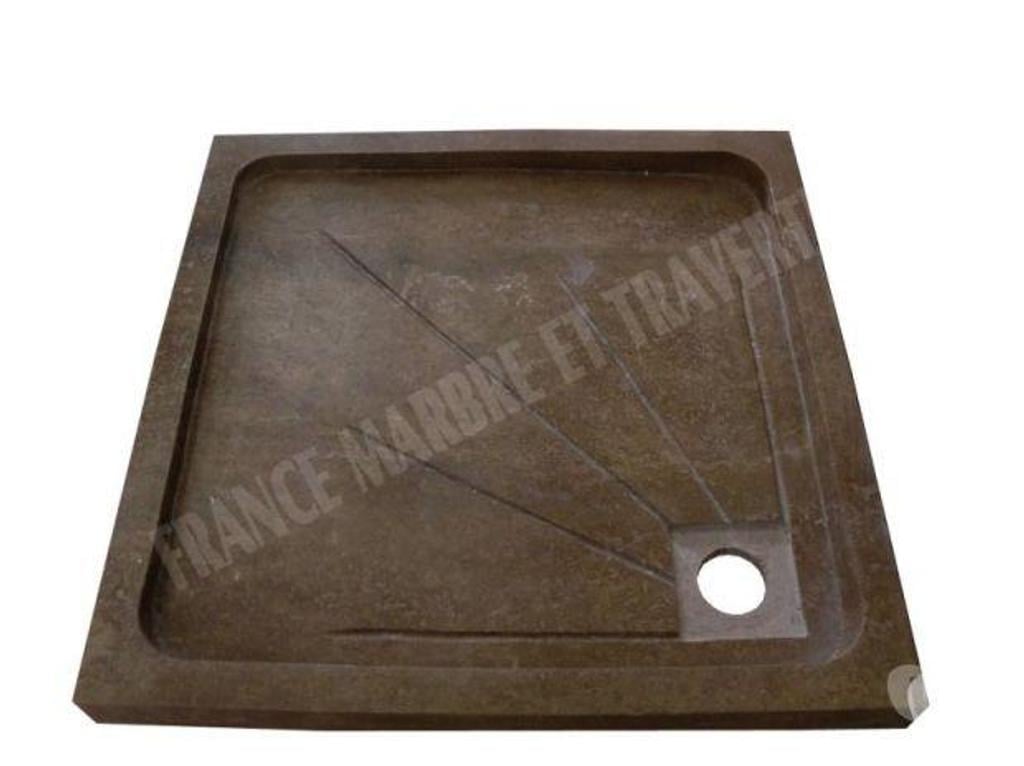Décoration - art Var Forcalqueiret - 83136 - Photos Vivastreet Travertin Noce Marron Bac A Douche 90 x 90 cm