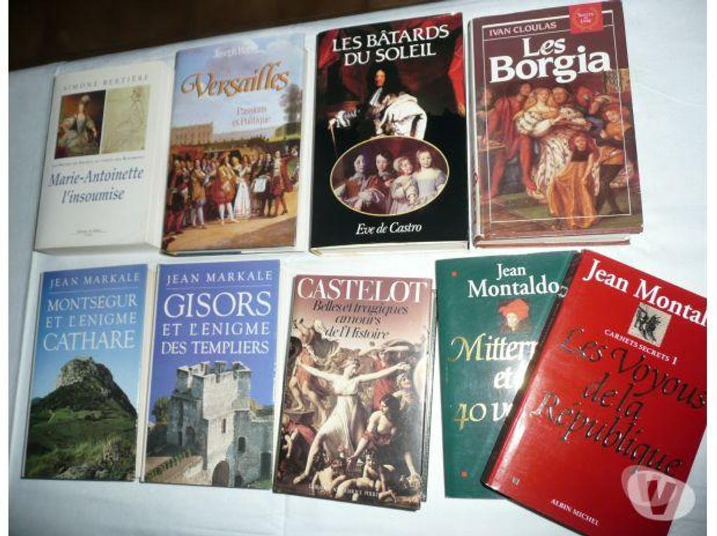 Livres occasion Seine-et-Marne Meaux - 77100 - Photos Vivastreet LOT DE 9 LIVRES HISTOIRE