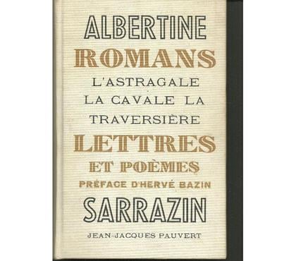 Livres occasion Montauban Tarn-et-Garonne - Photos Vivastreet Albertine SARRAZIN Romans Lettres et poèmes, Ed PAUVERT 1967