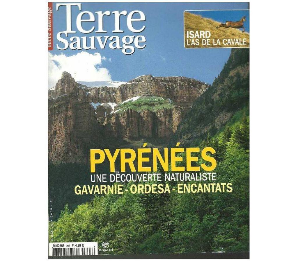 Livres occasion Tarn-et-Garonne Montauban - 82000 - Photos Vivastreet TERRE SAUVAGE n° 206 juin 2005 : Pyrénées Mer Rouge Camargue