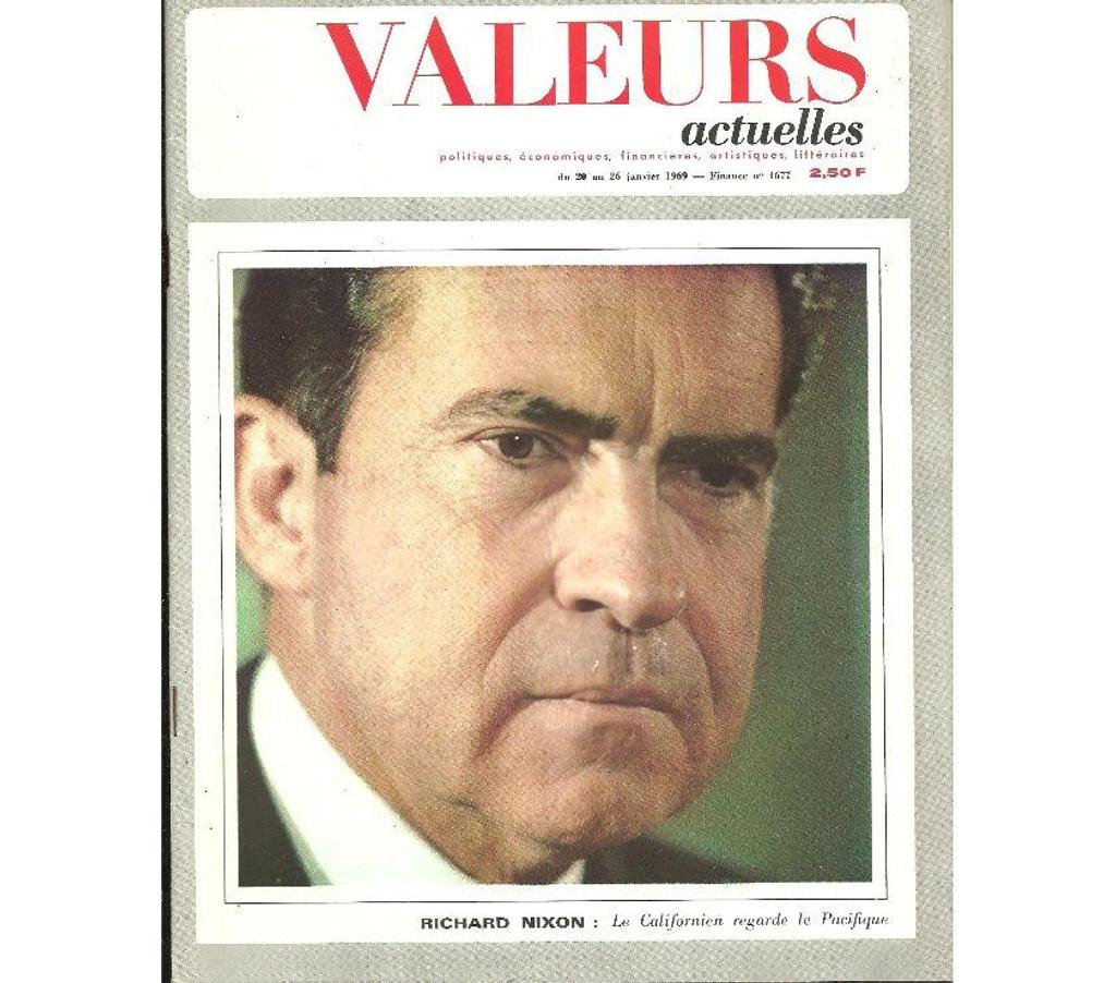 Livres occasion Tarn-et-Garonne Montauban - 82000 - Photos Vivastreet VALEURS ACTUELLES N° 1677 du 20 janvier 1969 - Richard NIXON