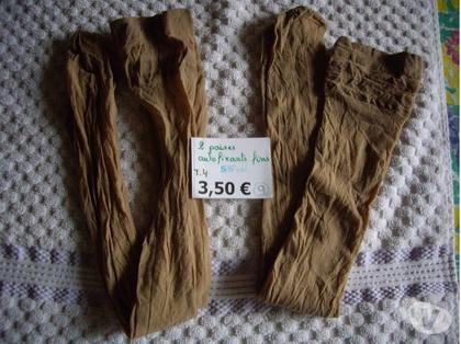Vêtements occasion Bouxwiller Bas-Rhin - Photos Vivastreet Lots de Paires de BAS AUTOFIXANTS FINS Taille 4
