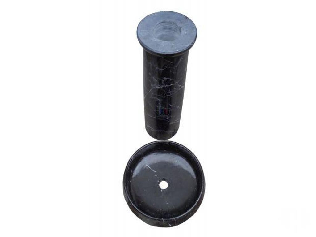  Bouches-du-Rhône Lancon Provence - 13680 - Photos Vivastreet Marbre Noir Piédestal Vasque Polie Rond 650€ HT Lot