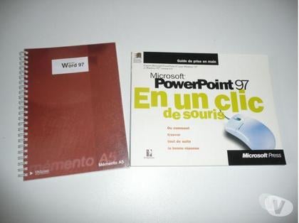 Livres occasion Meaux Seine-et-Marne - Photos Vivastreet MANUELS WORD 97 et POWERPOINT 97