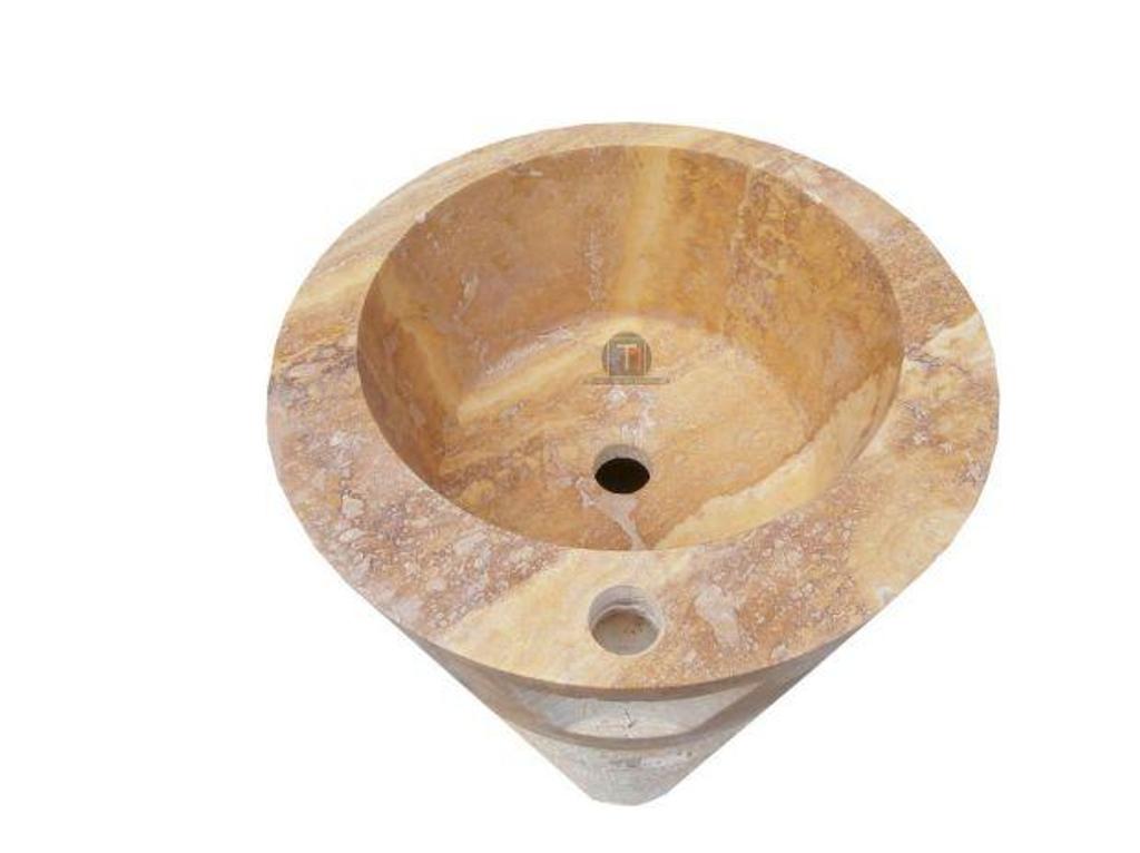  Bouches-du-Rhône Lancon Provence - 13680 - Photos Vivastreet Travertin Jaune Or Piédestal Avec Place Robinet 550€ HT 