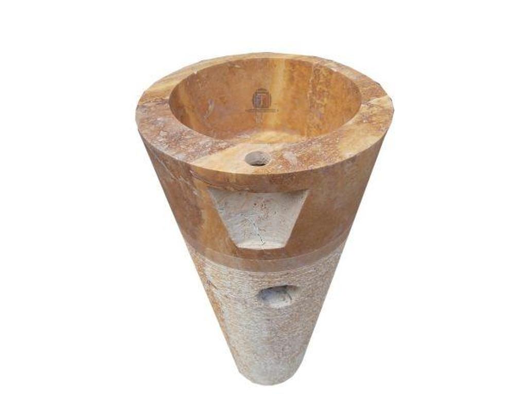  Bouches-du-Rhône Lancon Provence - 13680 - Photos Vivastreet Travertin Jaune Or Piédestal Avec Place Robinet 550€ HT 