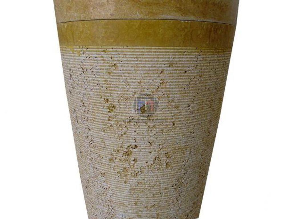  Bouches-du-Rhône Lancon Provence - 13680 - Photos Vivastreet Travertin Jaune Piédestal Vasque Strie 500€ HT Lot