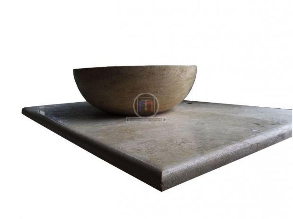  Bouches-du-Rhône Lancon Provence - 13680 - Photos Vivastreet Travertin Classique Plan Vasque 100 x 60 x 3 cm à 300€ HT 