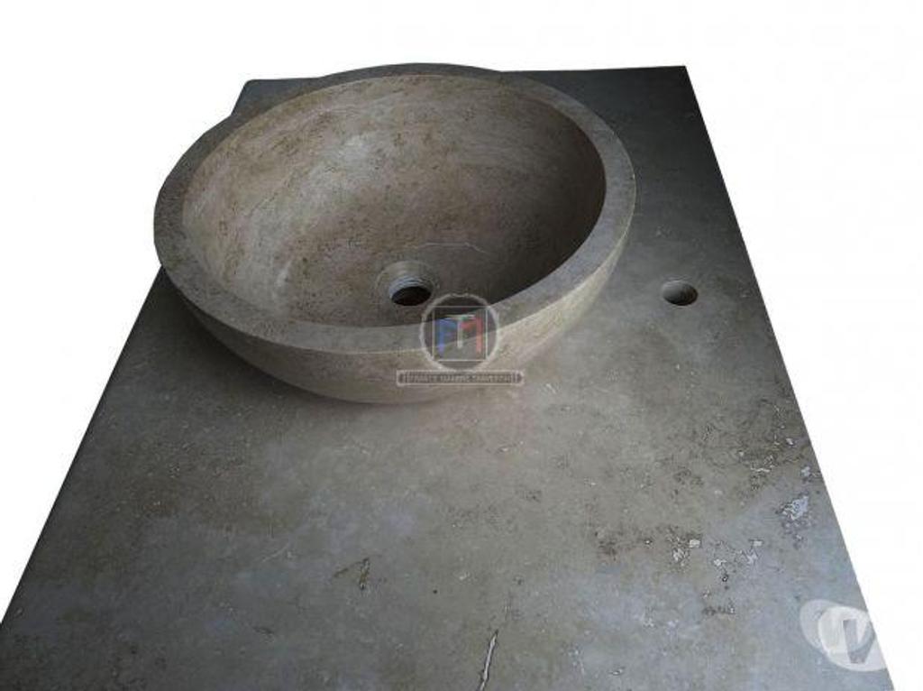  Bouches-du-Rhône Lancon Provence - 13680 - Photos Vivastreet Travertin Classique Plan Vasque 100 x 60 x 3 cm à 300€ HT 