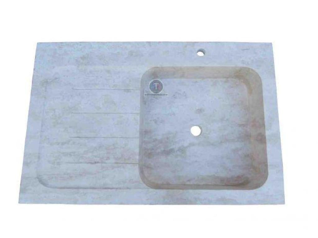  Bouches-du-Rhône Lancon Provence - 13680 - Photos Vivastreet Travertin Évier 1 Bac avec Égouttoir 90 x 60 x18cm à 550€HT