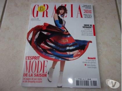 Livres occasion Ardoix Ardèche - Photos Vivastreet Magazine Grazia N°338- Semaine du 1 au 7/04/16