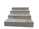 Travertin Marche Escalier classique 120 x 32 x 3 cm Adoucie