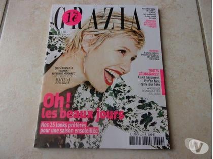 Livres occasion Ardoix Ardèche - Photos Vivastreet Magazine Grazia N°334- Semaine du 4 au 10/03/16