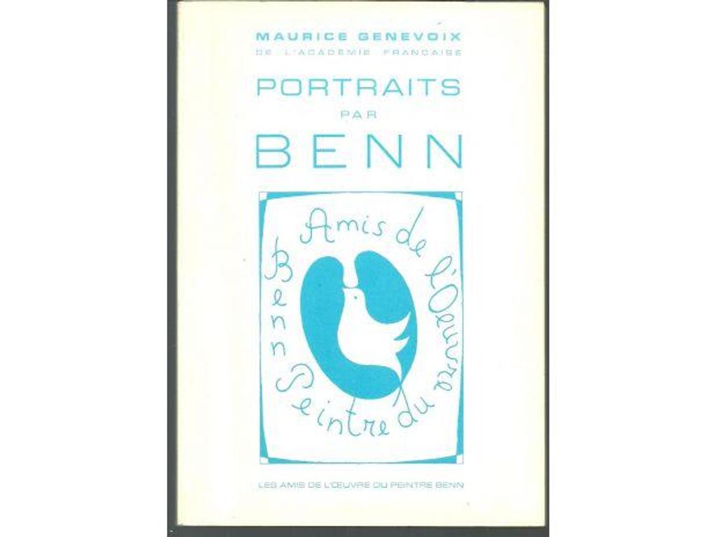 Livres occasion Tarn-et-Garonne Montauban - 82000 - Photos Vivastreet Portraits par BENN préface de Maurice GENEVOIX 1976