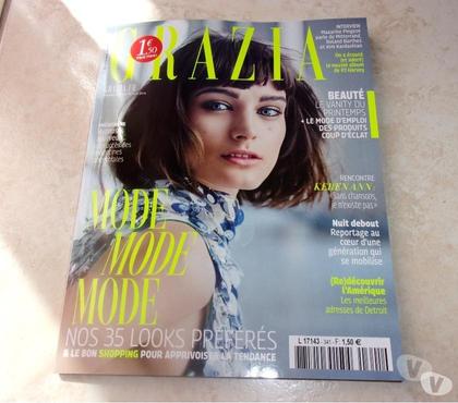 Livres Ardoix Ardèche - Photos Vivastreet Magazine Grazia N°341-Semaine du 22 au 28/04/16