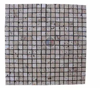 Bricolage - Jardin - Outillage Lancon Provence Bouches-du-Rhône - Photos Vivastreet Travertin Classique Mosaïque 1,5x1,5 cm Rustique 7€ HT