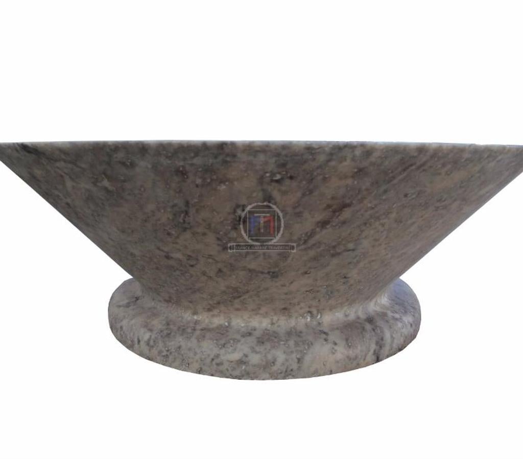  Bouches-du-Rhône Lancon Provence - 13680 - Photos Vivastreet Travertin Gris Silver Vasque Model Assiette 180€ HT pièce