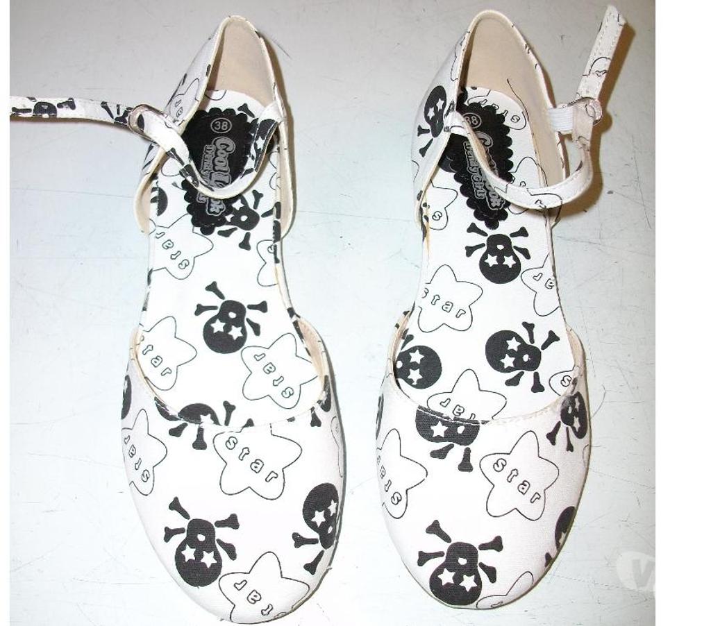 Chaussures Bas-Rhin Bouxwiller - 67330 - Photos Vivastreet Ballerines motif tête de mort pt 38-neuves