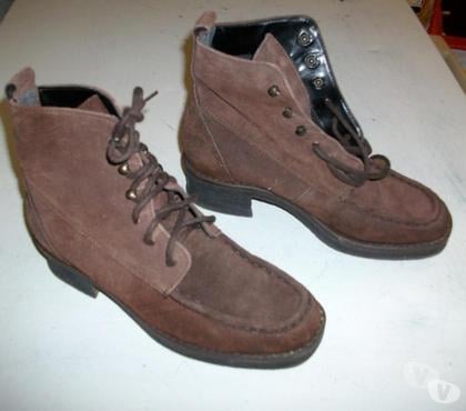 Chaussures et bottes occasion Bouxwiller Bas-Rhin - Photos Vivastreet Derbys Marron en daim à lacets pt 38-neufs- à 6 €