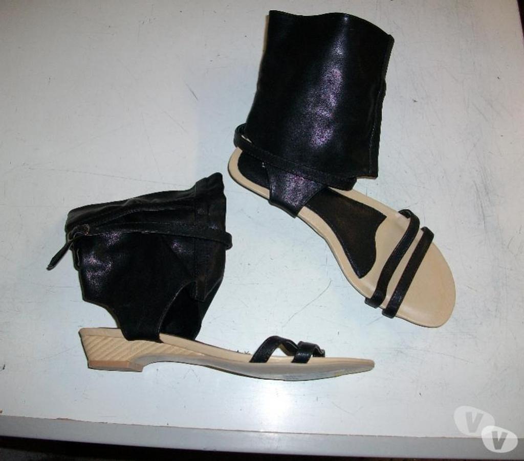 Chaussures Bas-Rhin Bouxwiller - 67330 - Photos Vivastreet Sandales Noir montantes pt 38 -neuves