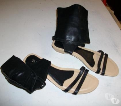 Chaussures Bouxwiller Bas-Rhin - Photos Vivastreet Sandales Noir montantes pt 38 -neuves
