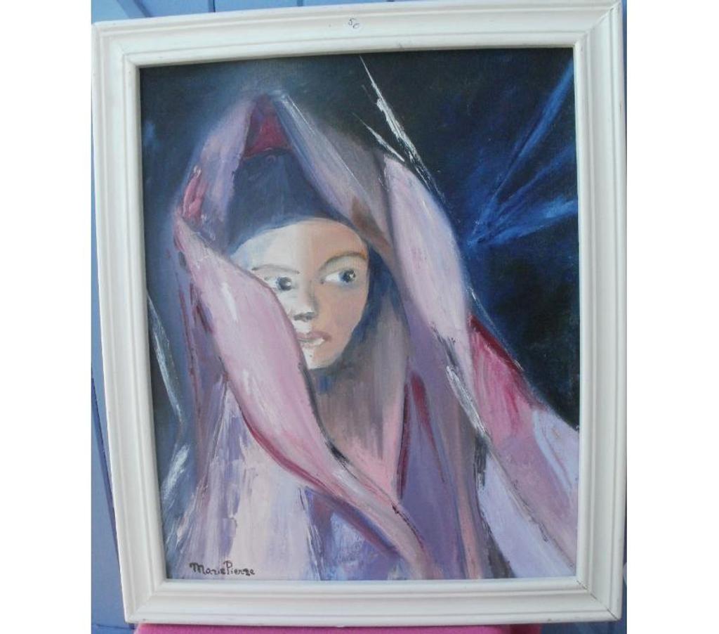 Décoration - art Tarn-et-Garonne Montauban - 82000 - Photos Vivastreet Huile sur toile signée peinture petite touareg 38 cm x 46 cm