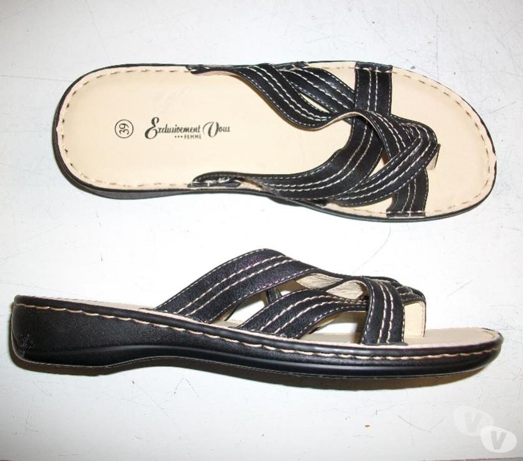 Chaussures Bas-Rhin Bouxwiller - 67330 - Photos Vivastreet Mules-entredoigts Marine pt 39 -neuves- à 5 €